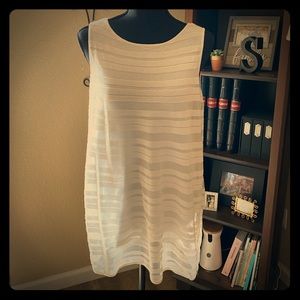 WHBM White Sheer Tank